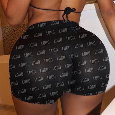 China Anti-Wrinkle 2021 Summer Hot Selling Women's Shorts Sexy Candy Snack Bike Shorts Kit Kat Kitkat Girls High Waisted Shorts for sale