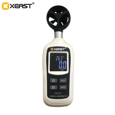 China 2021 Hot Sales XEAST Portable Color LCD Display Industrial Digital Anemometer Air Flow Meter XE-915 XE-915 for sale