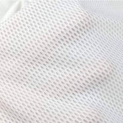 China Quick Dry Mesh Honeycomb Jersey Knit Sportswear Polyester Tank Top 100 Moisture Wicking Sportswear Tops T-shirt Fabric for sale