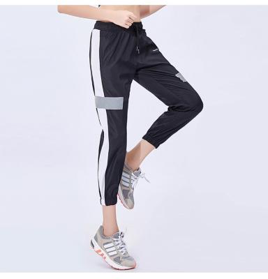 China Breathable Women Tummy Control Sports Running Jogging Leggings Bodybuilding Gaiters Custom Fitness for sale