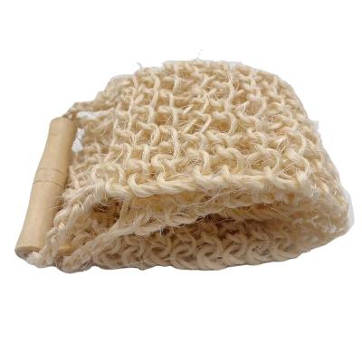 China EXFOLIATE Bath Accessories Shower Towel Sisal Scrubber Back Exfoliating Body Scrubber Spa Massager for sale