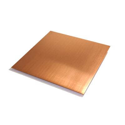 China Industry Customized 0.1mm 0.3mm 3mm 4mm 99.9% Pure Copper Plates / Sheet With Good Price for sale