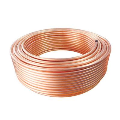 China Air Condition Or Chiller 1 Inch Thin Wall C11000 Copper Pipe / Tube For Air Conditioning for sale