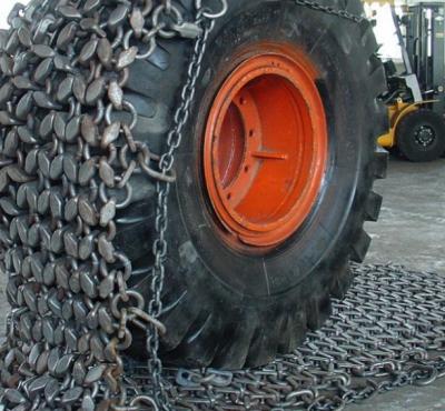 China 2022 Acid Resisitant Construction Machinery Parts Anti Skid Chain For Tires for sale