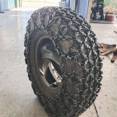 China Acid Resistance Hard Full Cover Machine Tire Protection Chains for sale