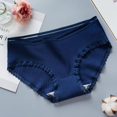 China Anti-Bacterial 2021 new arrivals Woman Underwear thread female briefs high quality breathable Women's Panties for sale