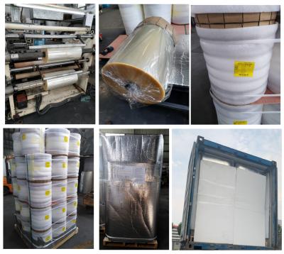 China Heat Shrink Plastic Sheet PVC Moisture Proof Shrink Film For Packaging And Label Printing for sale