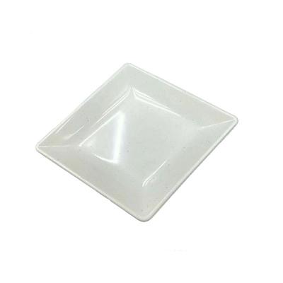 China Sustainable cute oval dining fine sublimation food dish party dishes decoration unbreakable table loading reusable plastic for restaurants for sale