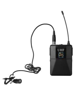 China Headset Microphone Frequency UHF Selectable Wireless Lapel Microphone For Teaching Conference for sale