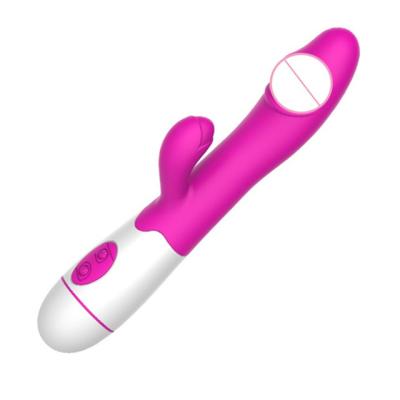 China 2022Amazon Female Hot Selling Masturbation Silicone Dildo 30 Speeds Vibration Rabbit Vibrator Dildo Sex Toy for sale