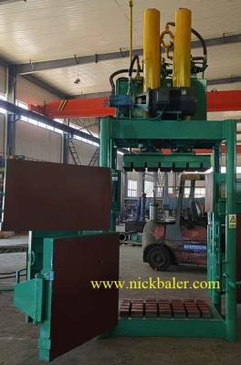 China Wool press baler vertical baler equipment wool baling press machine for sale