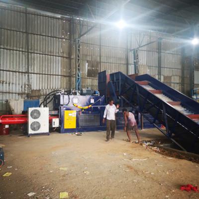 China plastic film baler,plastic film bailer compactor,plastic film bailer press for sale