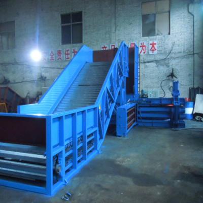 China Horizontal waste paper baler/Full automatic baler/Hydraulic baler/Waste Paper Baler for sale