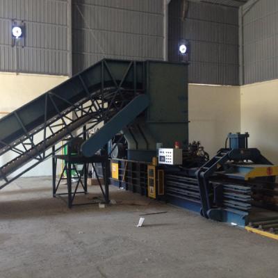 China Waste Paper Baling Press,Full Automatic Baling Machine,Hydraulic Baler for sale