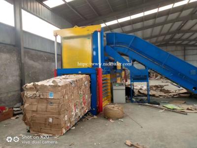 China Manufacturer semi-automatic waste paper baling machine plastics cotton wool velvet waste cardboard baler for sale