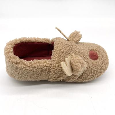 China Cushioning Cute Plush Fluffy Fuzzy Fuzzy Fuzzy Anti-Skid OEM Cartoon Animal Slippers Indoor Home Slippers for sale