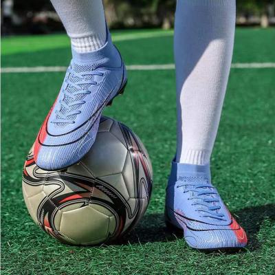 China Custom Trainning Soccer Outdoor Shoes OEM Wholesale Stocking Durable Wearable Mens Sports Football Soccer Cleats Shoes for sale