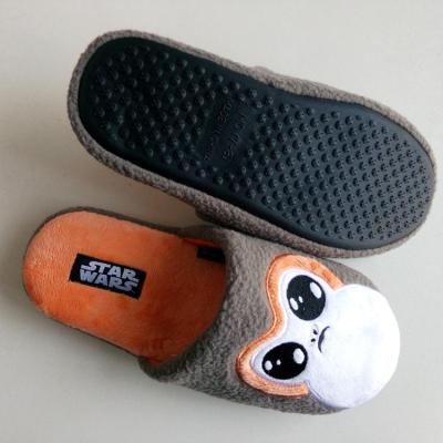 China New Style Plush Embroidery Indoor Soft Slide Slipper Indoor Slipper for sale