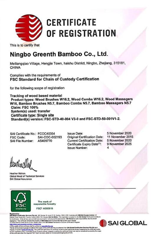 FSC - Ningbo Purly Imp. & Exp. Co., Ltd.