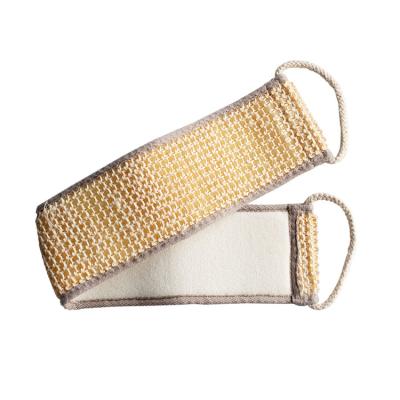 China Exfoliate. All Natural Custom All Natural Sisal Bath Scrub Belt Body Shower Scrubber Belt Exfoliating Bath Belt for sale