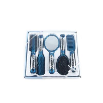 China Hot Selling Custom Cushion New Child Straightening Massage Plastic Straight Baby Hair Detangling Set Brush for sale