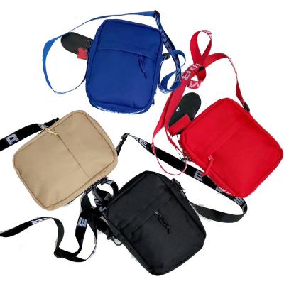 China Polyester Fashion Nylon Messenger Felt Simple Men's Lady Shoulder Bag Professional Women Cross Sling Custom Band Small Long for sale