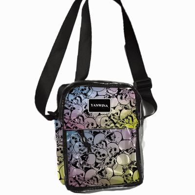 China PVC TPU or PVC Material Fashion Supply Customize Transparent Digital Printing Shoulder Bag AIE Bag Custom for sale