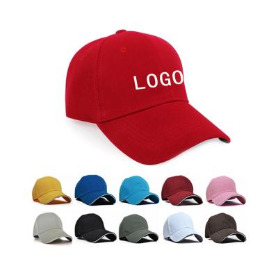 China JOINT Hip Hop 6 Panel Sports Caps Sun Hat Logo Solid Color Custom Embroidered Adjustable Blank Baseball Cap For Women Men Unisex for sale