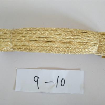 China 9-10mm Sustainable Natural Handmade Wheat Straw Braids for sale