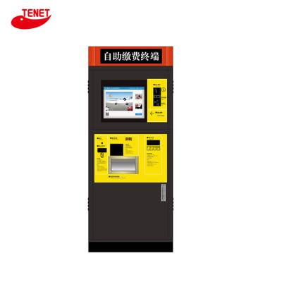 China Automatic Payment For Parking System Self Service Parking Payment Terminal With 7inch TFT Touch Screen for sale