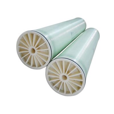 China 8 Inch High Utilization Water Treatment Water Purified Porcelain RO Membrane With 400 Sq Ft Effective Membrane Area for sale