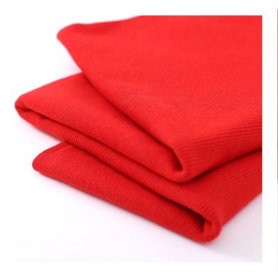 China Double Faced Size Customizable Hot Sale 32s Cotton Rib Knitted Fabric for sale