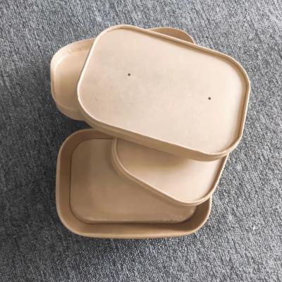 China High Quality Customized Disposable Kraft Paper Disposable Lids For Square Paper Cups for sale