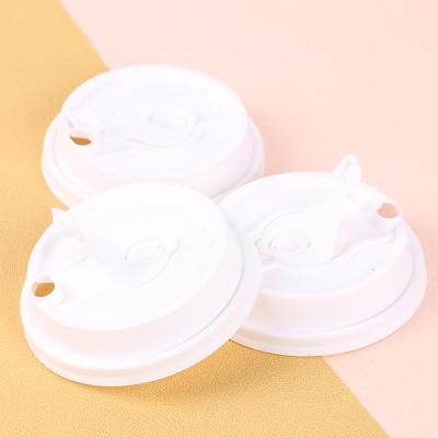 China PP Coffee Cup Cover Non Refillable Leak Proof Lid for 8oz 12oz 16oz Paper Cups and 90mm Plastic Cups for sale