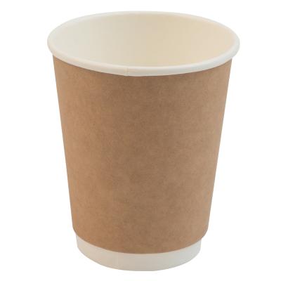 China Disposable Manufacture Popular Biodegradable PLA Coated Paper Coffee Cup With Lid for sale