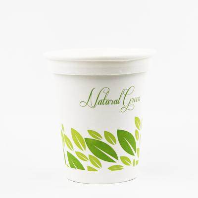 China 8oz 12oz 16oz Pla Coated Paper Disposable Biodegradable Coffee Cup for sale