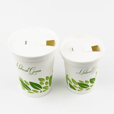 China 8oz 12oz 16oz 100% Disposable Biodegradable Pla Coffee Cups for sale