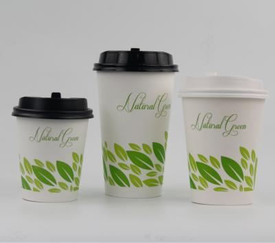 China Disposable Eco - Friendly Material Compostable Full Material Single Wall Paper Cup For Beverage for sale