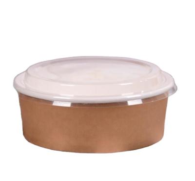 China Popular Style Disposable Kraft Paper Soup Cup 20oz For Restaurant Use Industry Takeaway Food Container for sale