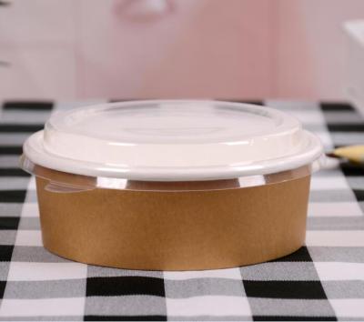 China Disposable craft fast food 26oz paper bowl for fast food industry takeaway food container for sale