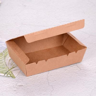 China Recyclable Wholesale Custom Packaging Snack Craft Take Away Paper Boxes for sale