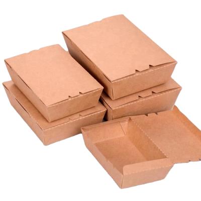 China Food Grade Waterproof Custom Lunch Paper Packaging Packaging Boxes for sale