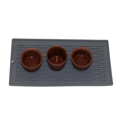 China Sustainable Kitchen Custom Silicone Pads Rack Dish Drying Silicone Mathot Marketing Products for sale