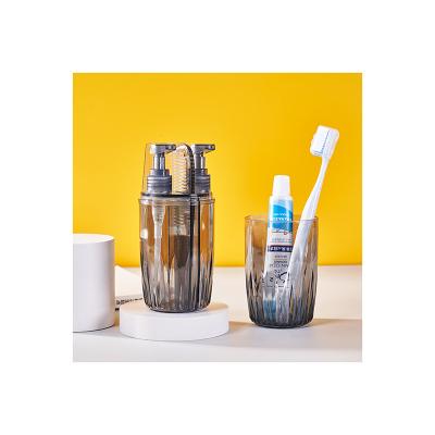 China High Quality Viable Toothbrush Box Travel Brushing Cup Set Portable Washing Cup for sale