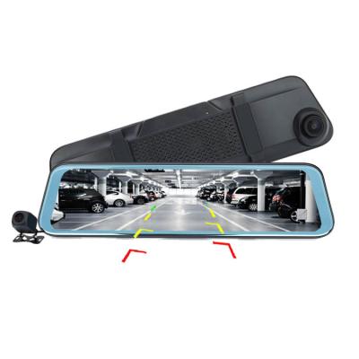 China NIGHT VISION 12 Inch Full Touch Screen 1080P HD Car DVR Dashcam Rearview Mirror Dash Cam for sale