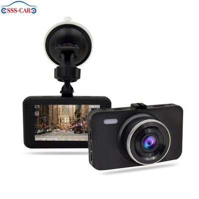 China NIGHT VISION 3 inch dual lenses car small 1080p hd black box two lens car dvr car front camera and rear dash cam dual lens dash cam for sale