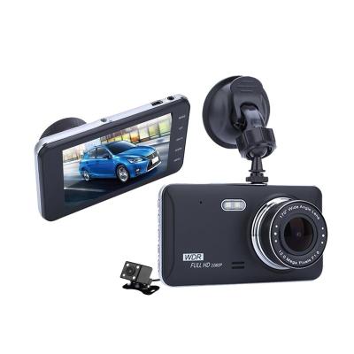 China NIGHT VISION 4 inch dashcam two lens dash cam hd 1080p front and rear camera small double lenses dash cam car dvr dual lens for sale