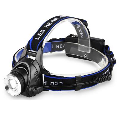 China Camping TS Lighting Cool White DC Rechargeable Safety Light Headlamp With Led Outdoor Head Lights 18650 Lithium Head Lamps for sale