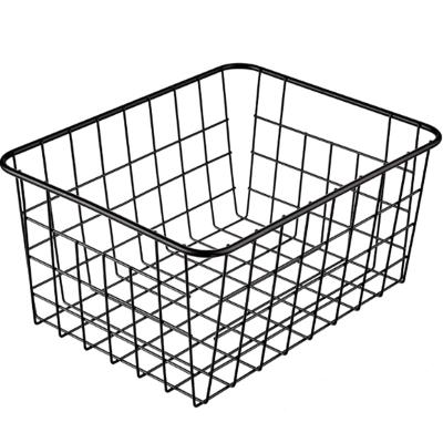 China Europe high quality home use metal wire storage rack home basket for sale