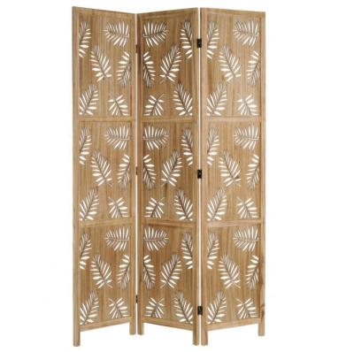 China Vintage Folding Room Divider Privacy Screen Large Wide Partition Panel Collapsible Foldable Wall Divider for sale